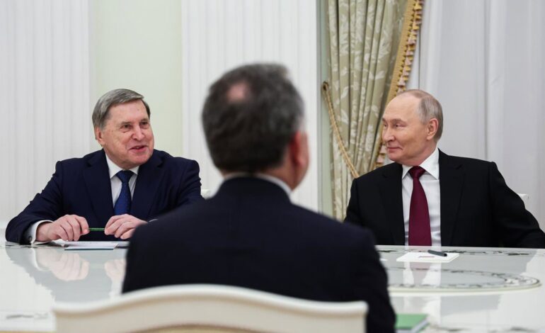 Concluye tras cinco horas la reunión entre Putin y la delegación estadounidense encabezada por Witkoff