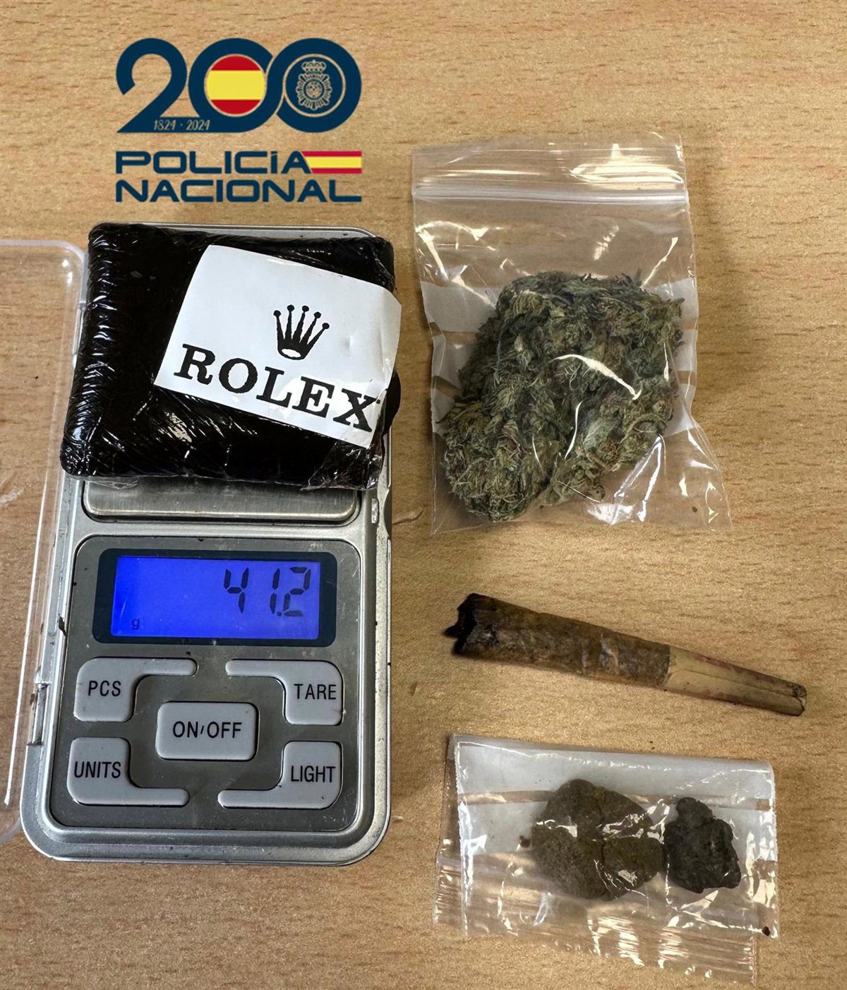 Detenido un joven de 21 años en Gran Canaria tras ser sorprendido con más de 40 gramos de drogas