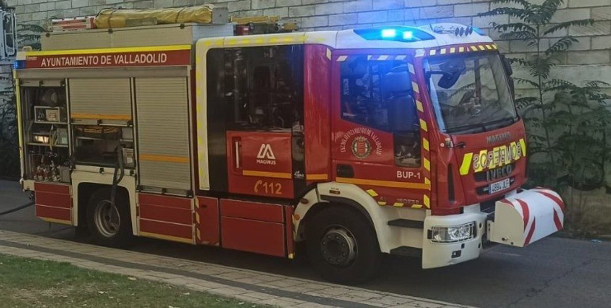 Extinguido un incendio en un piso de Valladolid iniciado en una secadora