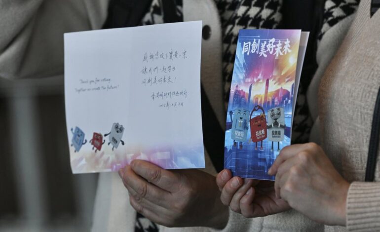 Termina la votación en Hong Kong con un leve aumento de participación sobre el mínimo de 2021