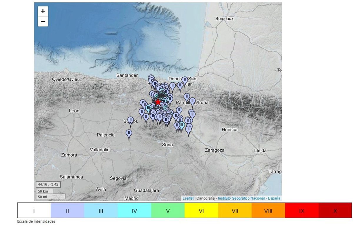 El terremoto con epicentro en Iruña de Oka ha sido el de mayor magnitud registrado hasta la fecha en Euskadi
