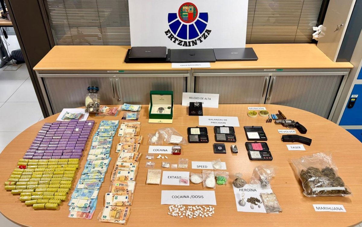 Detenidas cuatro personas en Bilbao por vender droga en dos ‘narcopisos’