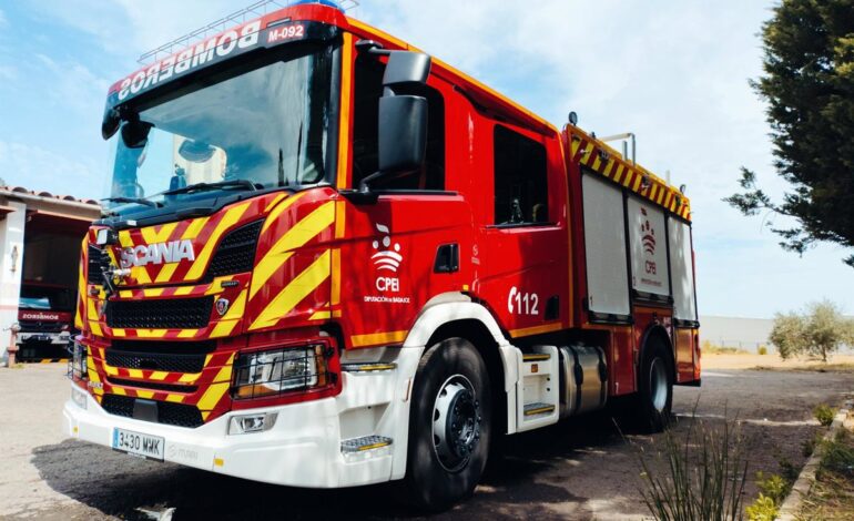 Un hombre sufre quemadura en un incendio en una casa rural de Sancti-Spiritus (Badajoz)