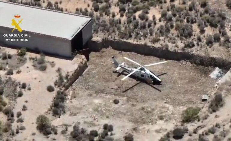 Detenidas seis personas por introducir hachís desde Marruecos mediante helicópteros