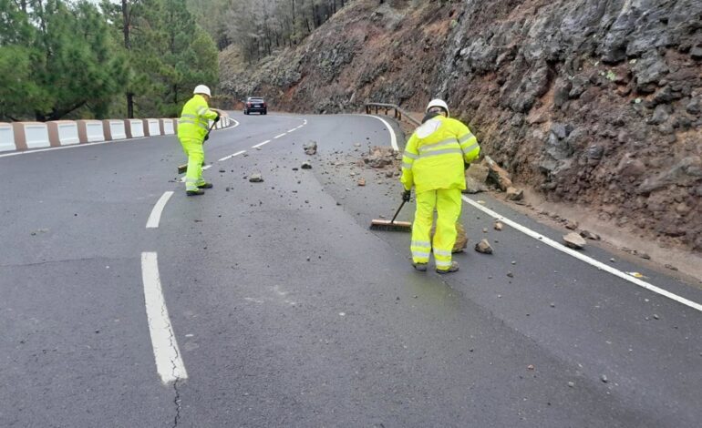 Rachas de viento superiores a los 100km/h en Vallehermoso, en La Gomera, donde ‘Emilia’ deja ya once incidencias