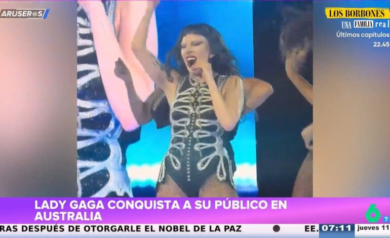 El vídeo en el que Lady Gaga detiene su concierto por un ataque de estornudos en Australia