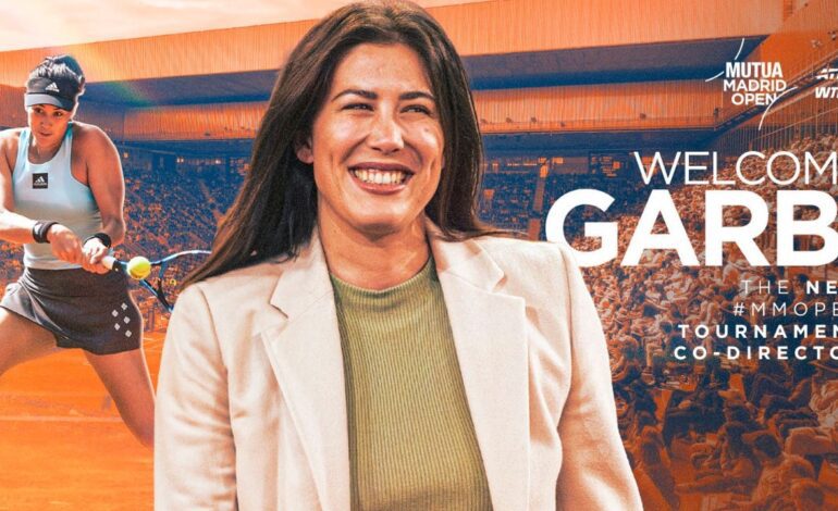 Garbiñe Muguruza, nueva codirectora del Mutua Madrid Open