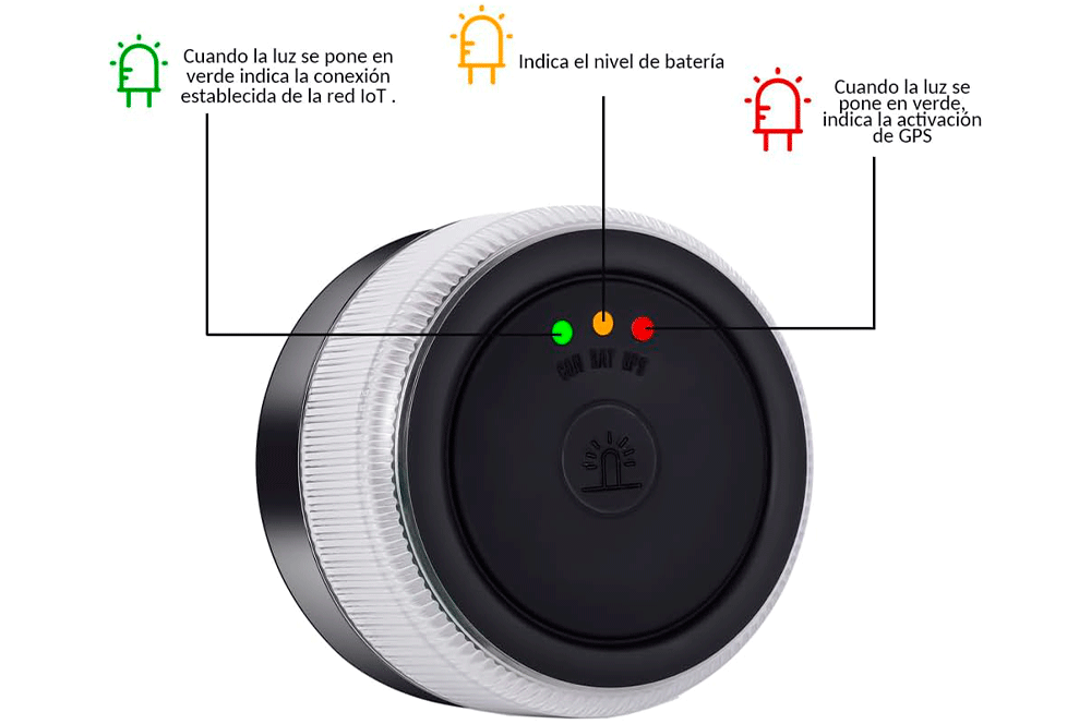 Baliza de control de rayos V16