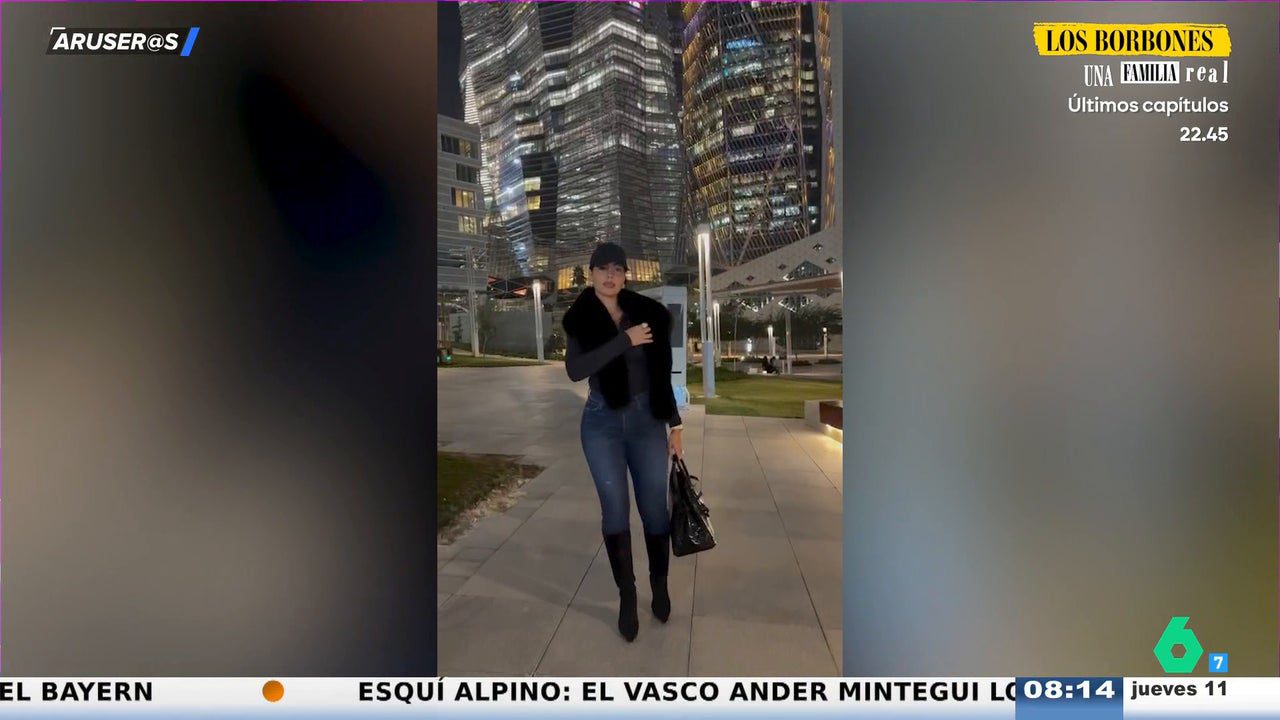 El vídeo de Georgina Rodríguez «presumiendo de anillo y glúteos» en Dubái: «Siempre está de espaldas»