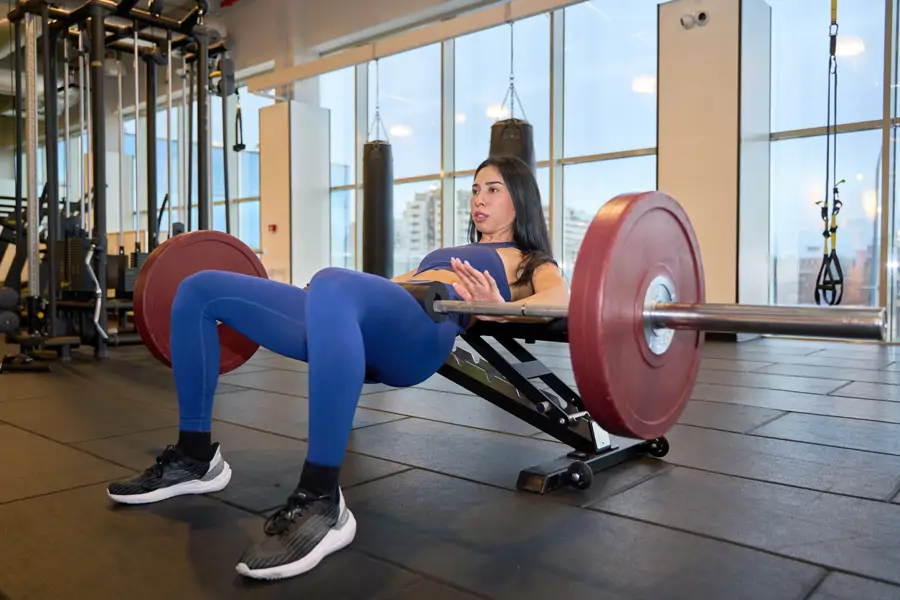 empuje de cadera ponderado