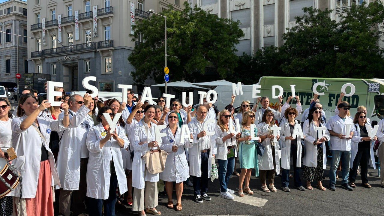 Los médicos vuelven a la huelga en Madrid este martes reclamando un Estatuto Marco propio