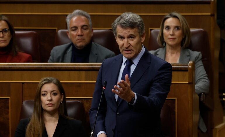 Feijóo pide un pleno urgente para que Sánchez dé explicaciones sobre «la corrupción sistémica» del Gobierno