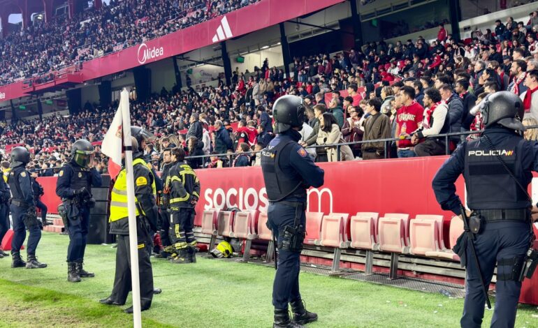 Clausura parcial del Sánchez Pizjuán durante tres partidos tras los incidentes del derbi