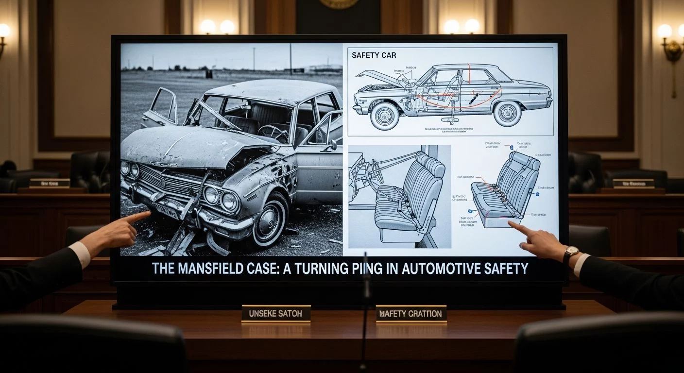 Una actriz de Hollywood, una conejita de Playboy y un trágico accidente de tráfico para bautizar un sistema de seguridad que no te gustaría probar