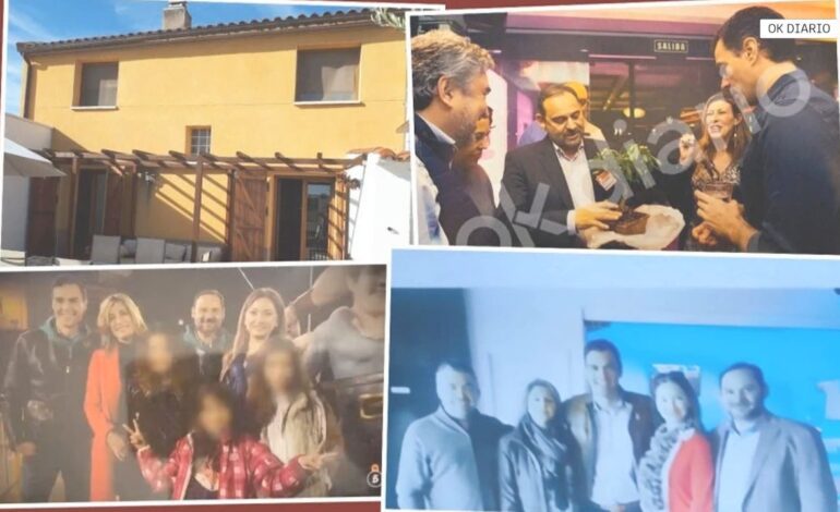Casas rurales o cumpleaños, las imágenes personales que acreditan la relación entre Sánchez y Ábalos