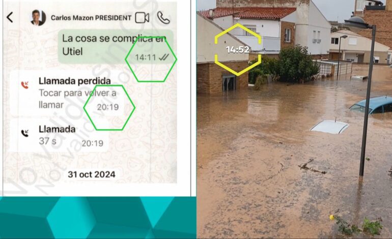 mientras Mazón no respondía, los valencianos estaban «sumergidos»