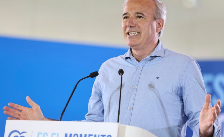 Azcón presiona a Vox y se da una semana para decidir si Aragón irá a elecciones
