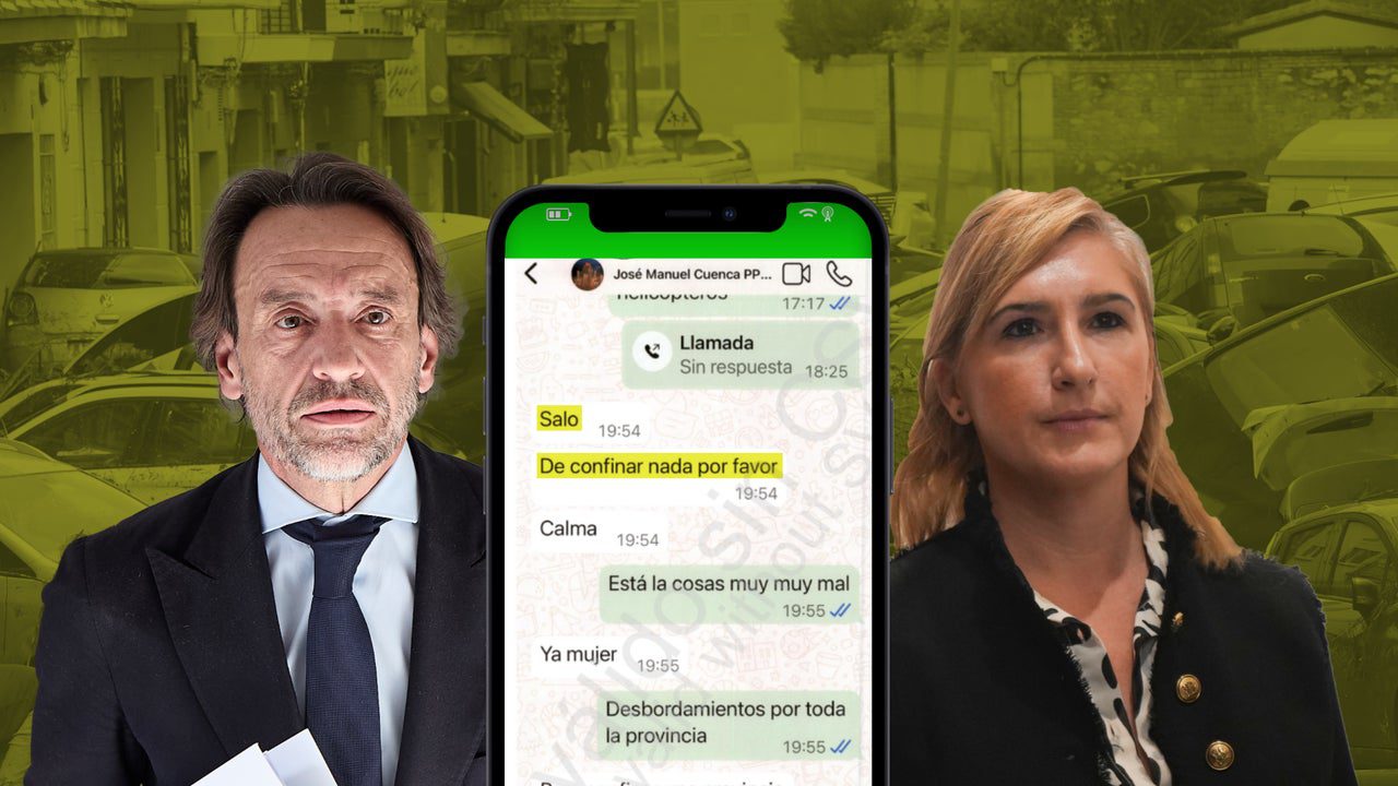 Los mensajes de Pradas prueban que Mazón tenía información de la DANA pero el borrado del móvil de Cuenca impide saber si el president ordenó no confinar