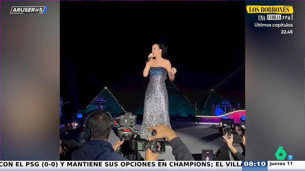 El vídeo del concierto de Katy Perry frente a las pirámides de Egipto por el que podría haber cobrado 12 millones de dólares