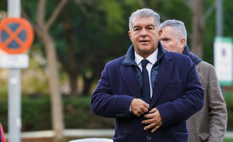 Laporta mantuvo los pagos a Negreira porque «merecían la pena» y niega favores arbitrales al Barça