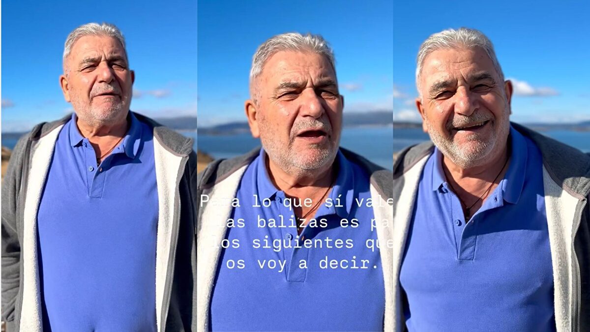 Laureano Oubiña se pitorrea de las balizas V16