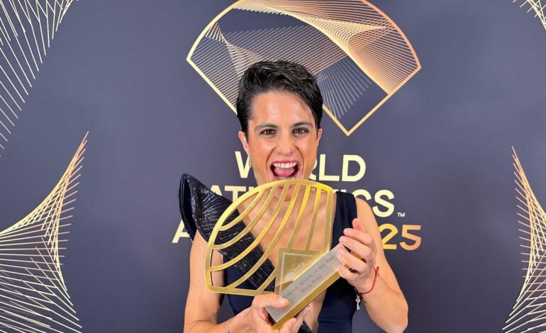 María Pérez, primera española galardonada como ‘atleta del año’ por World Athletics