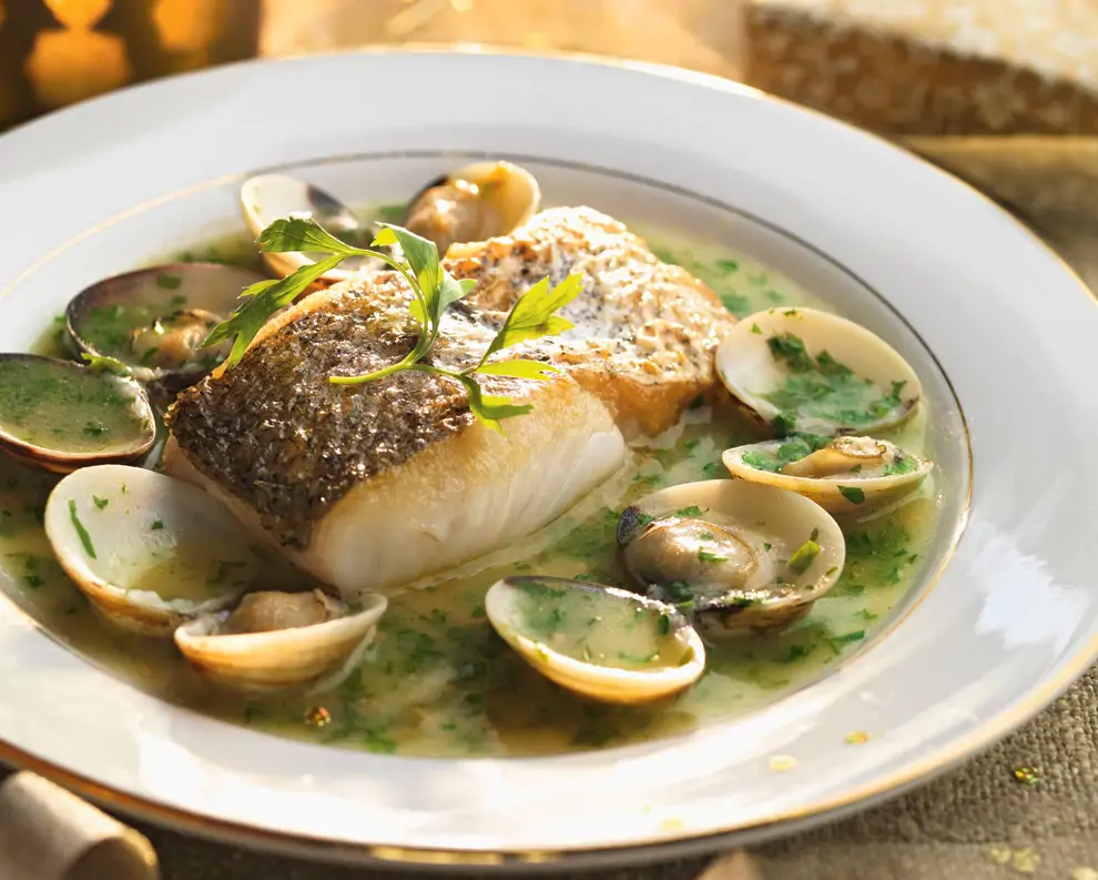 merluza al horno con salsa verde