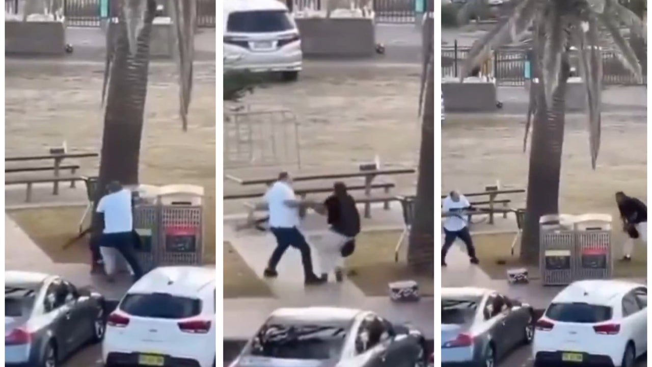El momento en el que un héroe desarma a uno de los atacantes del tiroteo de Bondi Beach, en Sídney