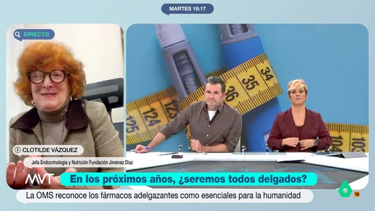La endocrina Clotilde Vázquez, tajante sobre Ozempic para bajar de peso: "Son medicamentos seguros y potentes"