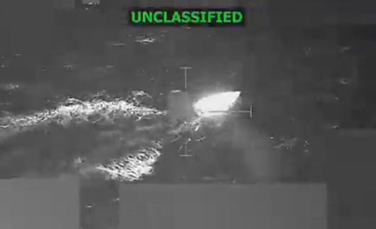 Estados Unidos lanza un nuevo ataque contra otra «narcolancha» en el Pacífico y mata a otras 4 personas