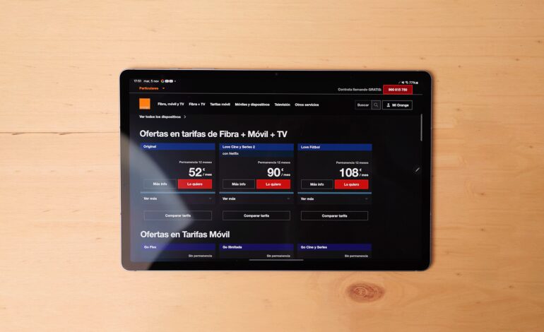 Este es el precio en fibra, móvil y TV que pagarás en Orange a partir del 12 de enero de 2026