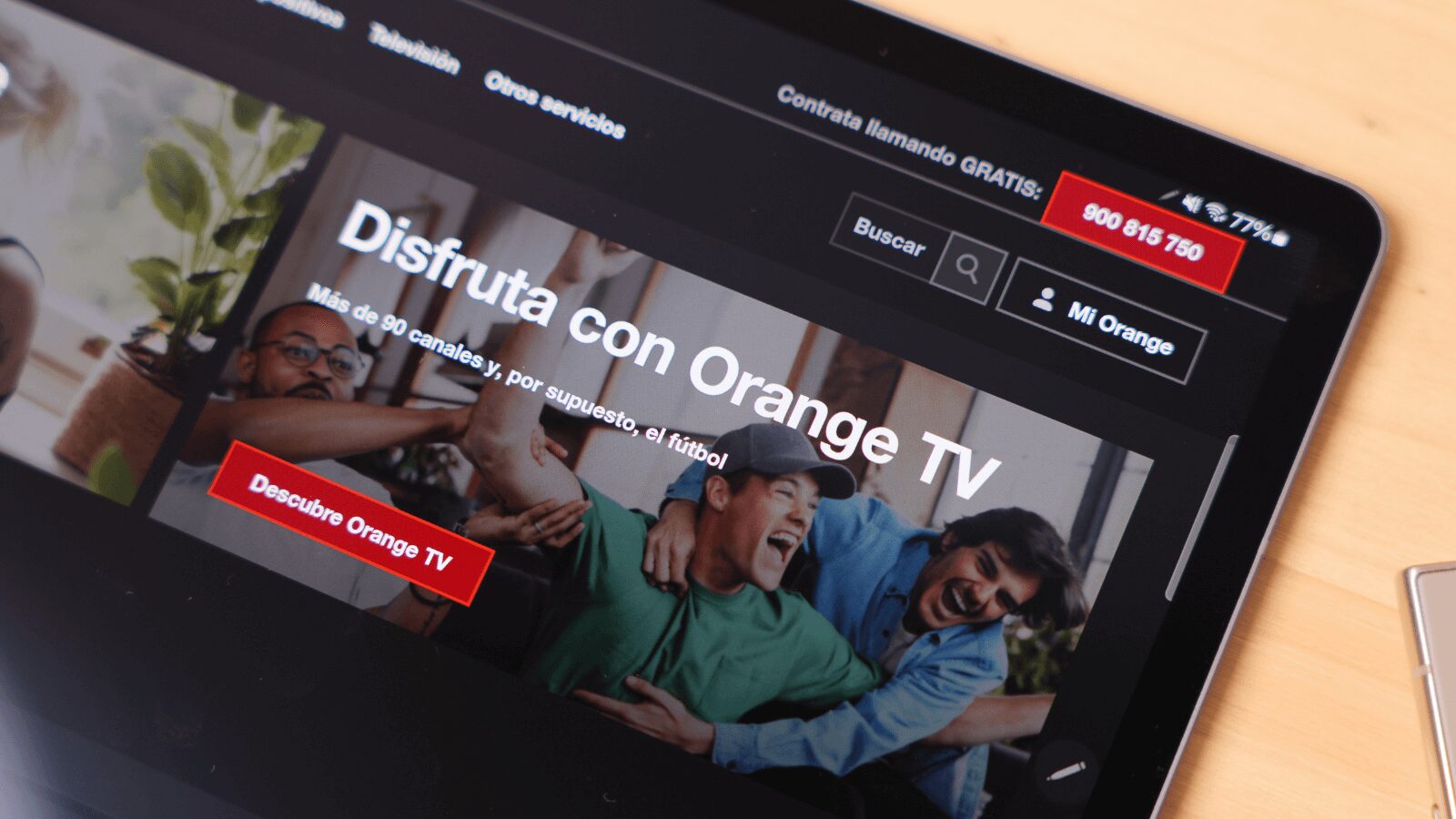 Instalé el router y el desco de Orange TV en habitaciones diferentes por error, suerte que Orange tiene esta solución