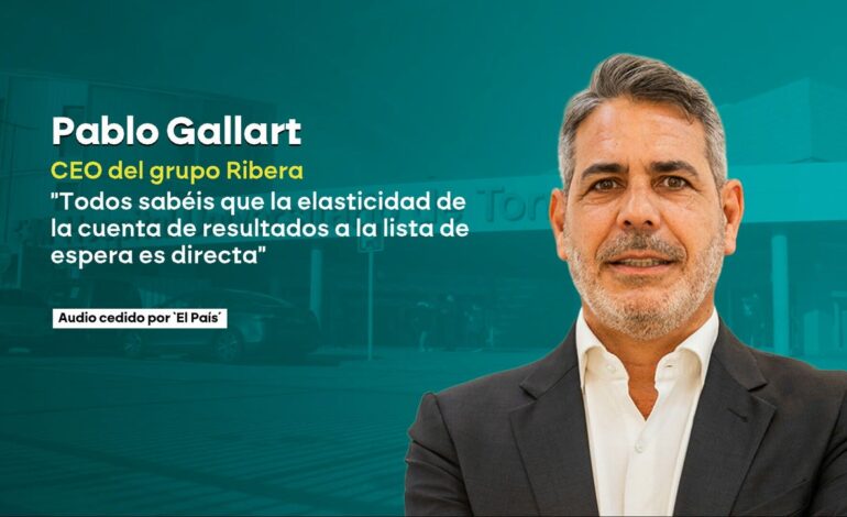 el lenguaje del CEO de Ribera para maximizar los beneficios en el hospital de Torrejón