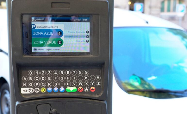 los parquímetros de Madrid podrán funcionar sin descanso 