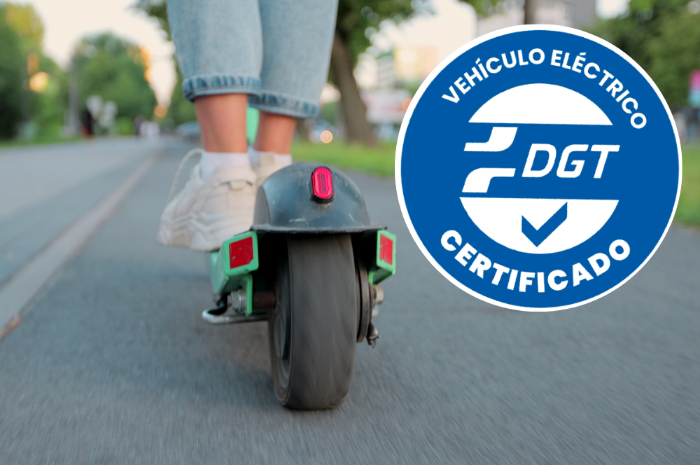 Patinete eléctrico con certificado DGT