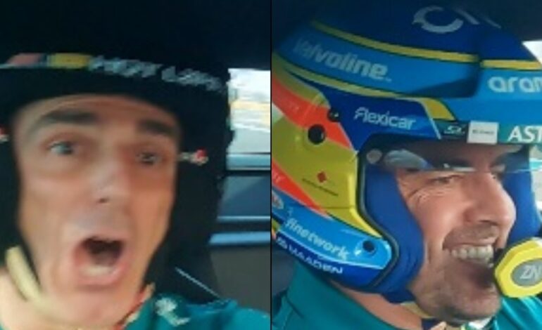 La genial reacción de De la Rosa tras hacer de copiloto de Alonso: «¡Qué pesadilla!»