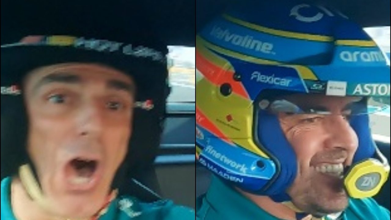 La genial reacción de De la Rosa tras hacer de copiloto de Alonso: «¡Qué pesadilla!»