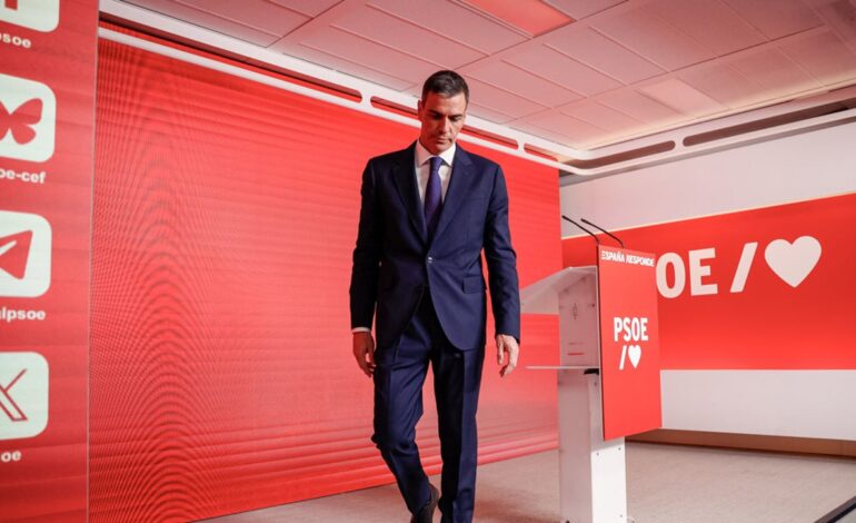 muchos socialistas temen un «fin de ciclo» de Sánchez