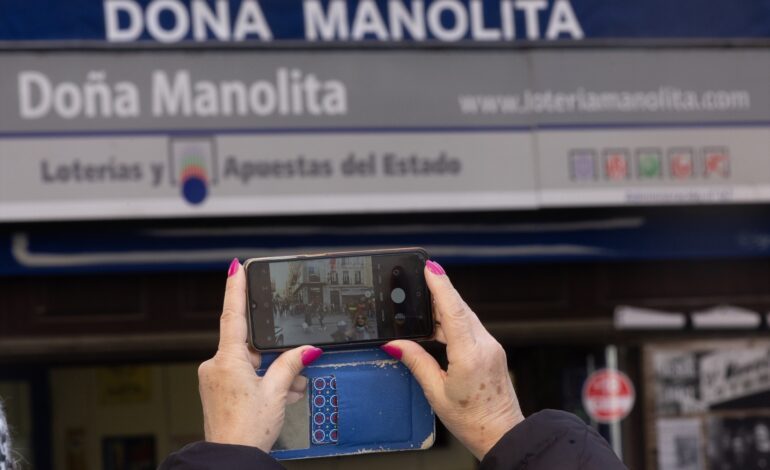 ¿Puedes comprar de forma online un décimo de Lotería en Doña Manolita y evitar las largas colas?