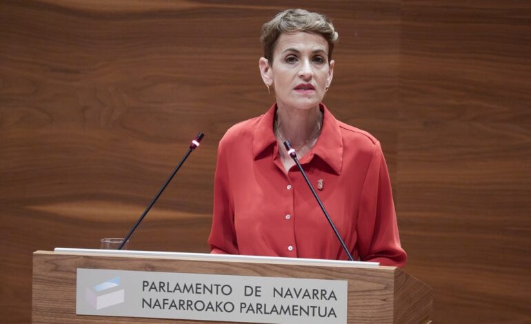 Chivite cesa al director de Obras Públicas tras el informe del túnel de Belate