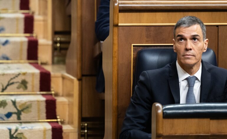 el PSOE de Sánchez, en sus horas más bajas antes de cerrar el año