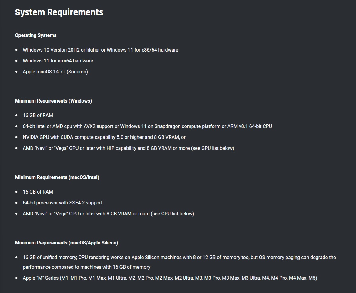 requisitos de cinebench 2026