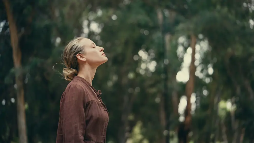respire dans la forêt