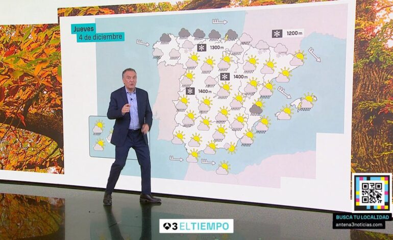 El puente empezará como ahora, pero luego veremos más sol