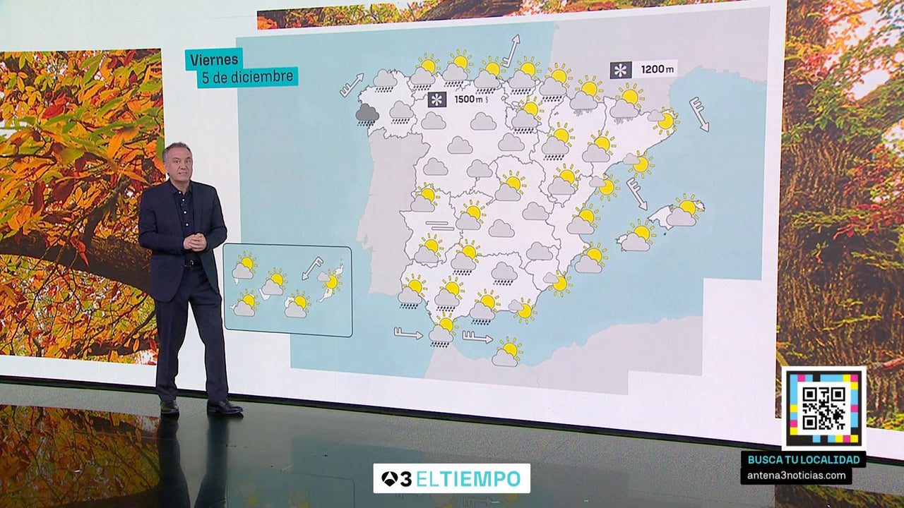 “El tiempo del puente de diciembre será de un otoño suave, no tan invernal”