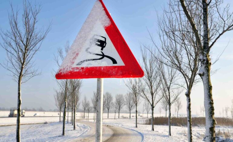 señales de tráfico que pasan de –10 °C a 20 °C en un minuto y medio