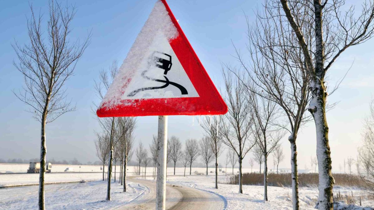 señales de tráfico que pasan de –10 °C a 20 °C en un minuto y medio