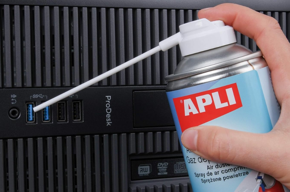 Puerto USB de chorro de aire comprimido