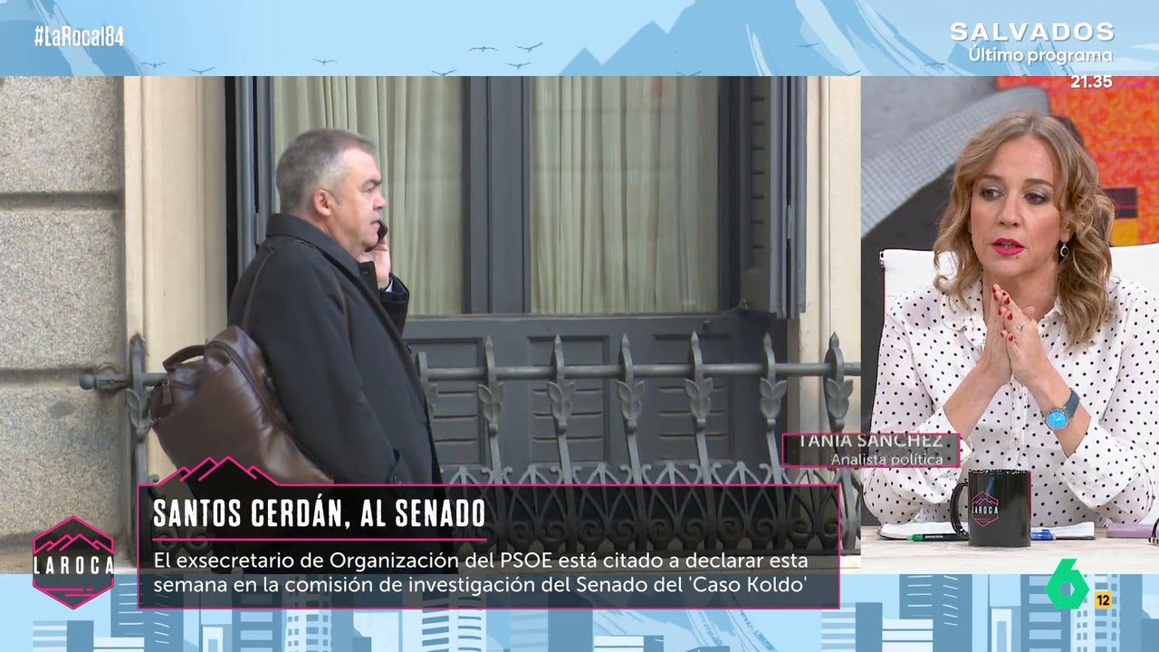 Tania Sánchez no considera peligrosa la intervención de Cerdán en el Senado para el PSOE