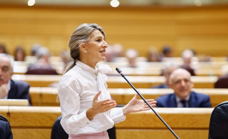 Yolanda Díaz abre la puerta a usar los ERTE de fuerza mayor ante el brote de peste porcina